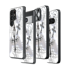 Stylish Glass Back Case for All Smartphones iPhone, Samsung, OnePlus, Pixel, Redmi, Oppo, Vivo, Motorola