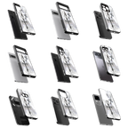 Durable Glass Back Mobile Case for iPhone, Samsung, OnePlus, Google Pixel, Redmi, Vivo, Oppo