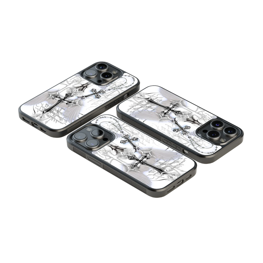 Luxury Glass Back Mobile Cover for iPhone, Samsung Galaxy, OnePlus, Pixel, Redmi & More