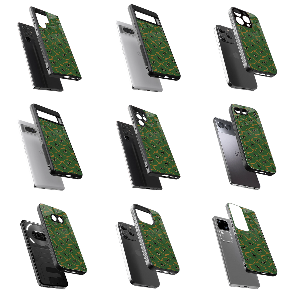 Durable Glass Back Mobile Case for iPhone, Samsung, OnePlus, Google Pixel, Redmi, Vivo, Oppo