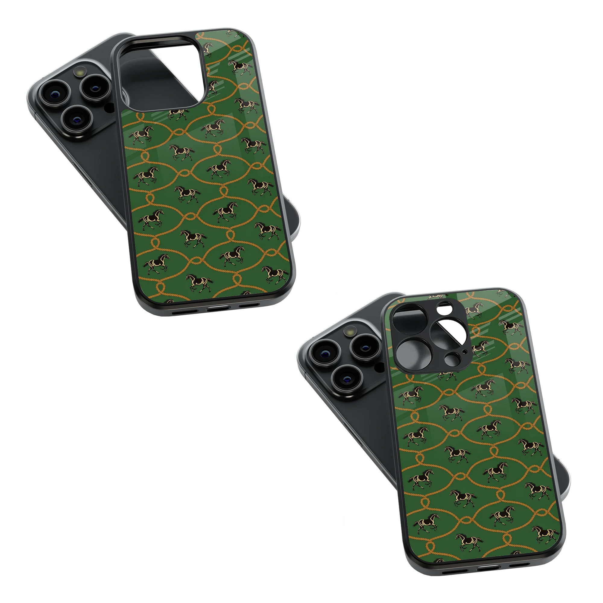 Trendy Glass Back Mobile Case for iPhone, Samsung, Redmi, OnePlus, Google Pixel, Motorola