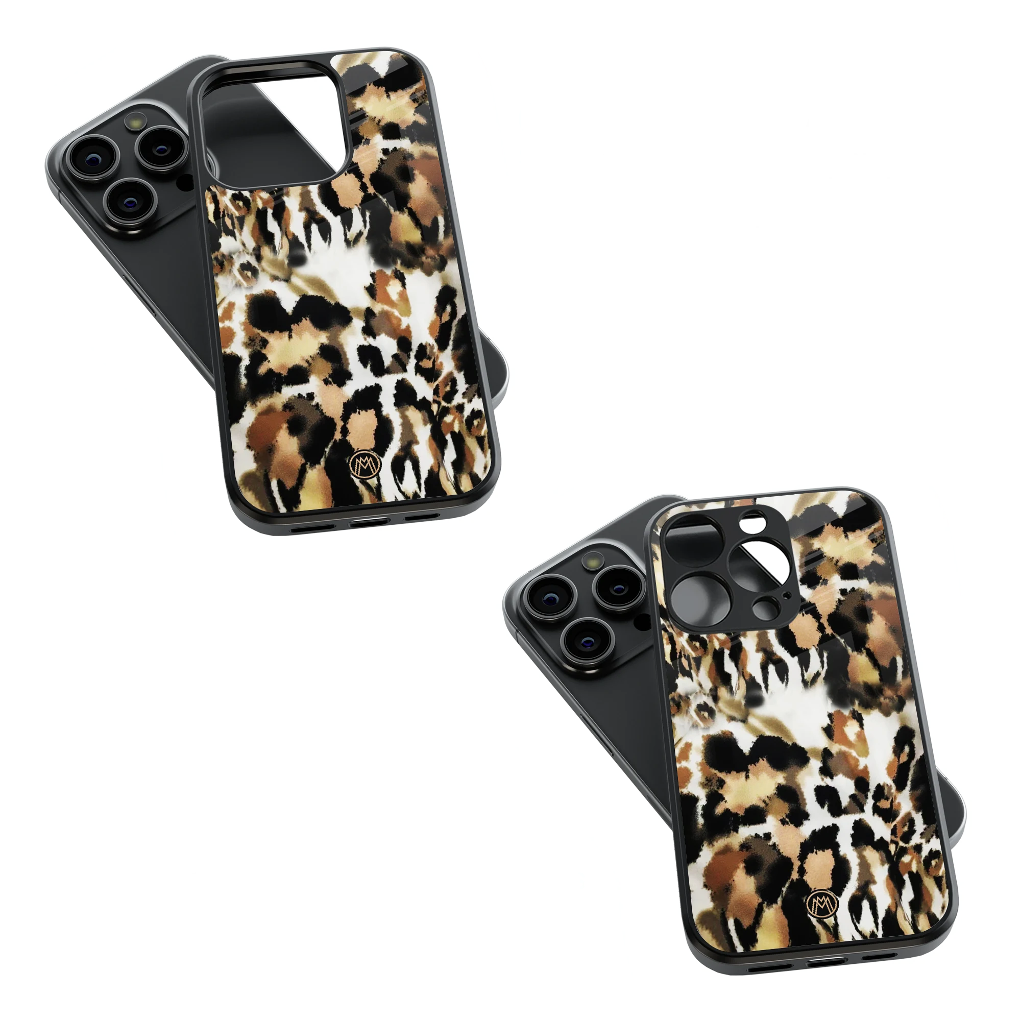 Trendy Glass Back Mobile Case for iPhone, Samsung, Redmi, OnePlus, Google Pixel, Motorola