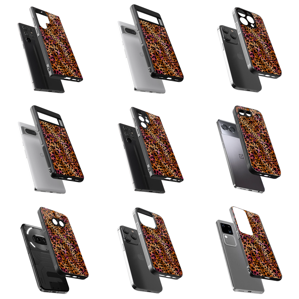 Durable Glass Back Mobile Case for iPhone, Samsung, OnePlus, Google Pixel, Redmi, Vivo, Oppo