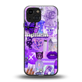 sagittarius aesthetic collage back phone cover | glass case for iphone 13 mini