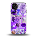 sagittarius aesthetic collage back phone cover | glass case for iphone 15 plus