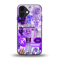 sagittarius aesthetic collage back phone cover | glass case for iphone 16