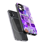 sagittarius aesthetic collage back phone cover | glass case for nothing phone 2