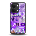 sagittarius aesthetic collage back phone cover | glass case for oneplus nord 3