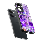 sagittarius aesthetic collage back phone cover | glass case for oneplus nord 3