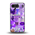 sagittarius aesthetic collage back phone cover | glass case for oneplus nord 4