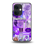 sagittarius aesthetic collage back phone cover | glass case for oneplus nord ce 3