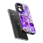 sagittarius aesthetic collage back phone cover | glass case for oneplus nord ce 3