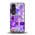 sagittarius aesthetic collage back phone cover | glass case for oneplus nord ce 4