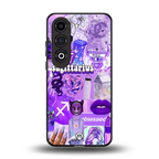 sagittarius aesthetic collage back phone cover | glass case for oneplus nord ce 4