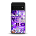 sagittarius aesthetic collage back phone cover | glass case for google pixel 6 pro