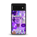 sagittarius aesthetic collage back phone cover | glass case for google pixel 6