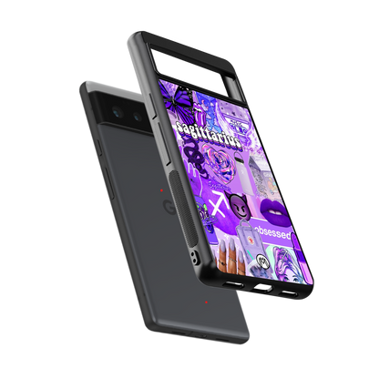 sagittarius aesthetic collage back phone cover | glass case for Google Pixel 6A