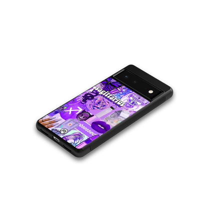 sagittarius aesthetic collage back phone cover | glass case for Google Pixel 6A