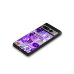 sagittarius aesthetic collage back phone cover | glass case for google pixel 7 pro