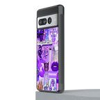 sagittarius aesthetic collage back phone cover | glass case for google pixel 7 pro