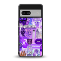 sagittarius aesthetic collage back phone cover | glass case for Google Pixel 7