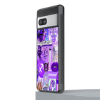 sagittarius aesthetic collage back phone cover | glass case for Google Pixel 7