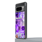 sagittarius aesthetic collage back phone cover | glass case for google pixel 8 pro