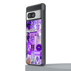 sagittarius aesthetic collage back phone cover | glass case for Google Pixel 8