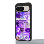 sagittarius aesthetic collage back phone cover | glass case for google pixel 9
