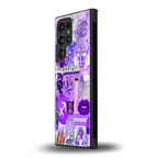sagittarius aesthetic collage back phone cover | glass case for samsung galaxy s23 ultra