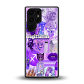 sagittarius aesthetic collage back phone cover | glass case for samsung galaxy s25 ultra