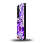 sagittarius aesthetic collage back phone cover | glass case for samsung galaxy s24 plus