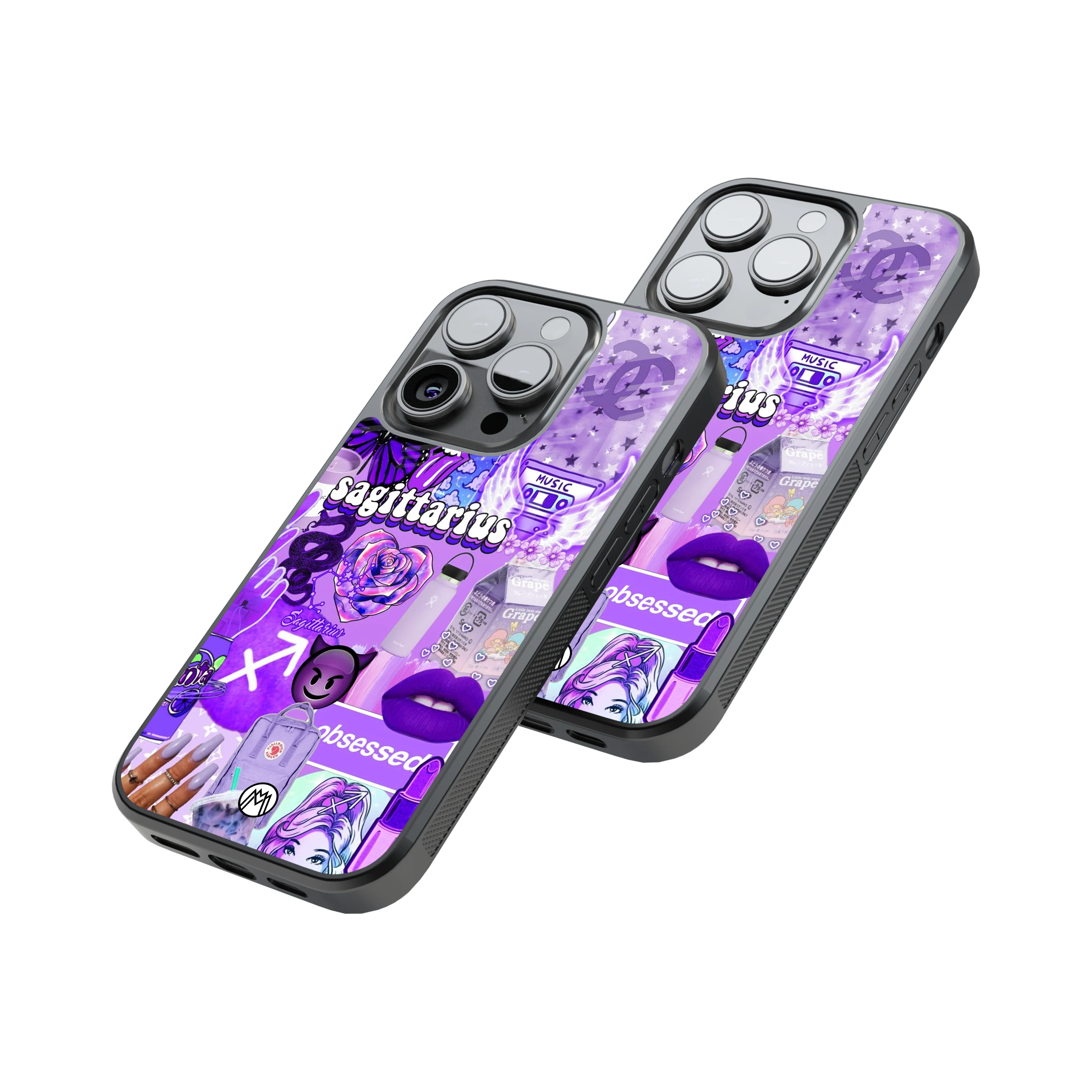 Protective Glass Back Phone Case Compatible with iPhone, Samsung, OnePlus, Pixel & More