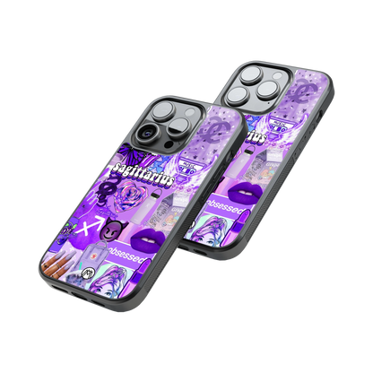 Protective Glass Back Phone Case Compatible with iPhone, Samsung, OnePlus, Pixel & More