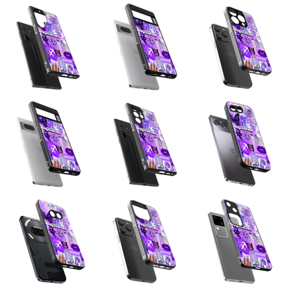 Durable Glass Back Mobile Case for iPhone, Samsung, OnePlus, Google Pixel, Redmi, Vivo, Oppo