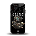 saint back phone cover | glass case for iphone 13