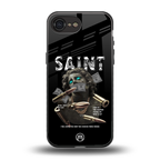 saint back phone cover | glass case for iphone 16e