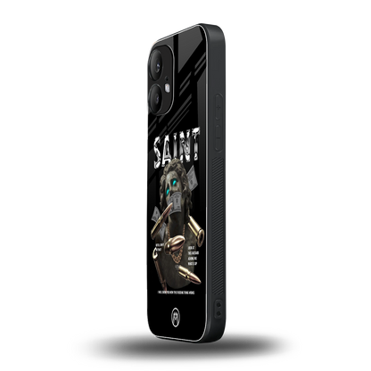 saint back phone cover | glass case for nothing phone 2