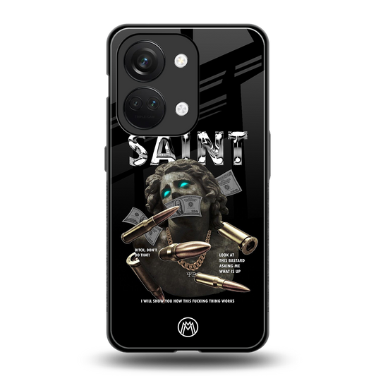 saint back phone cover | glass case for oneplus nord 3
