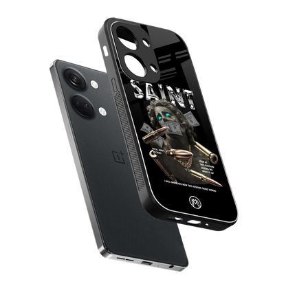 saint back phone cover | glass case for oneplus nord 3