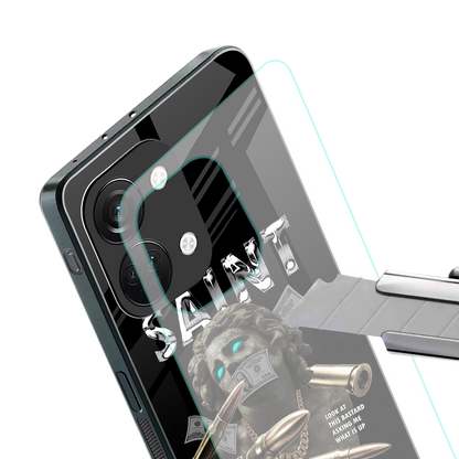 saint back phone cover | glass case for oneplus nord 3