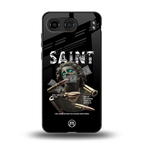 saint back phone cover | glass case for oneplus nord 4