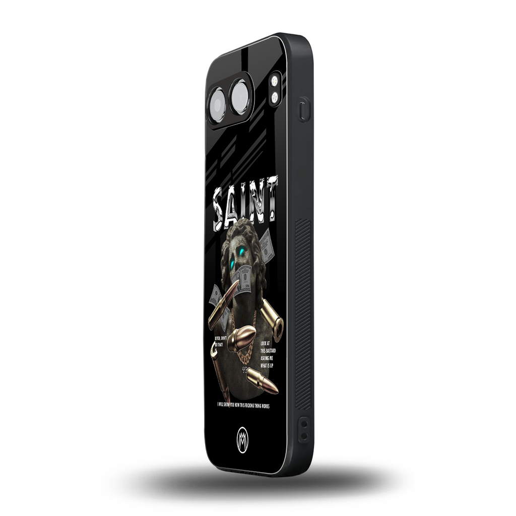 saint back phone cover | glass case for oneplus nord 4