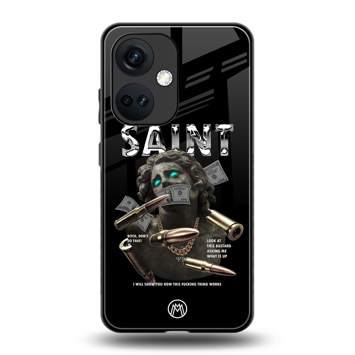 saint back phone cover | glass case for oneplus nord ce 3
