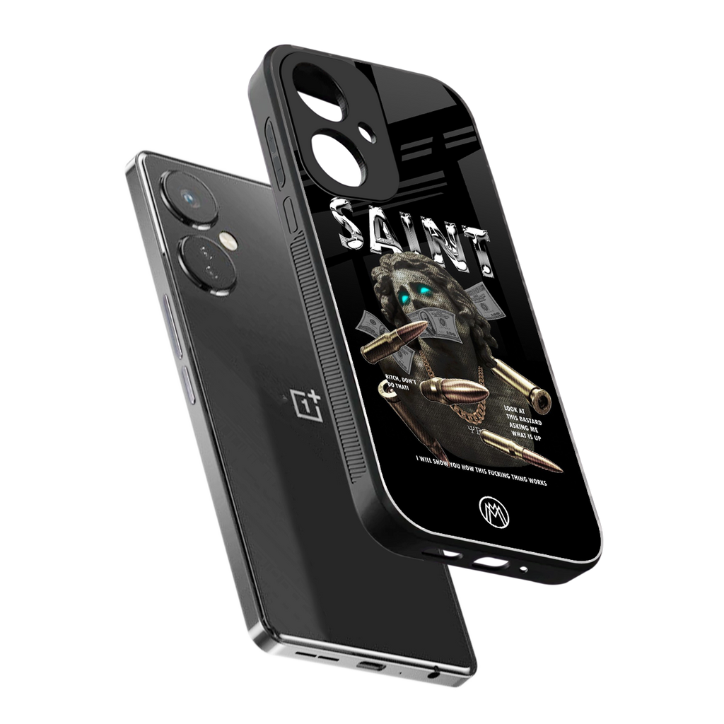 saint back phone cover | glass case for oneplus nord ce 3