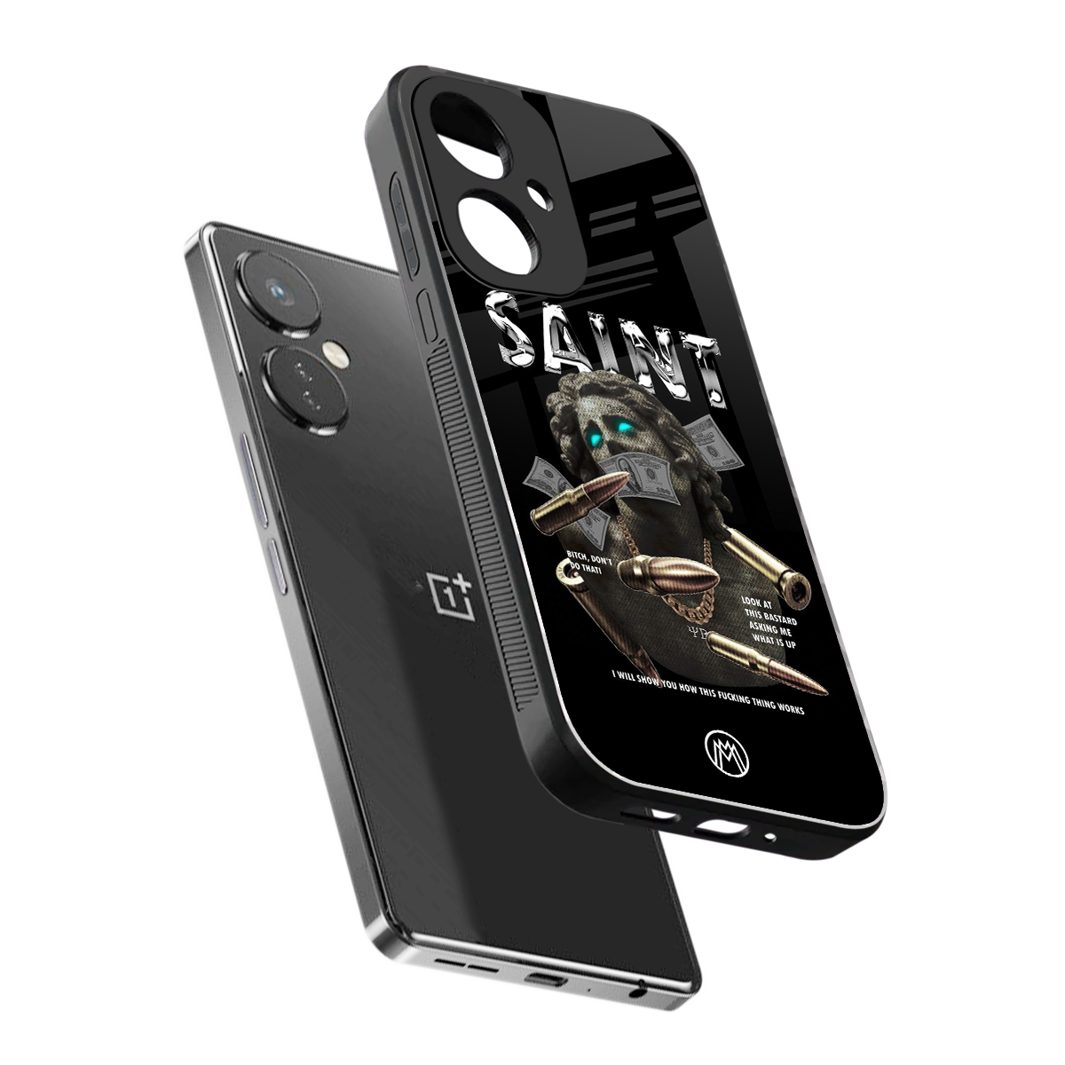saint back phone cover | glass case for oneplus nord ce 3