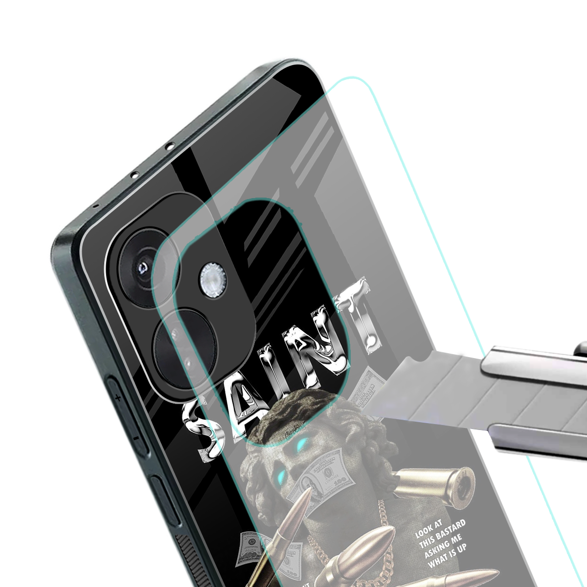 saint back phone cover | glass case for oneplus nord ce 3