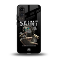 saint back phone cover | glass case for oneplus nord ce 4 lite