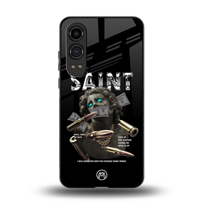 saint back phone cover | glass case for oneplus nord ce 4 lite