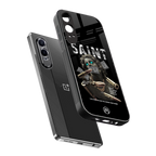 saint back phone cover | glass case for oneplus nord ce 4 lite